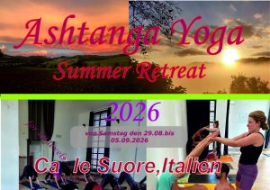 Ashtanga Vinyasa Yoga Sommer Retreat in Italien (Ca Le Suore) @ Ashtanga Sommer Retreat (Ca Le Suore)